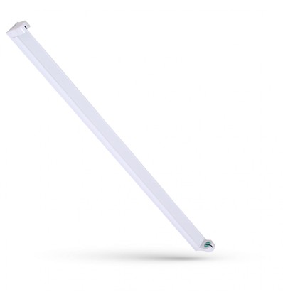 Réglette LED 60cm T8 - Pour 1x tube LED 60cm, IP20 intérieur, blanc, raccordable