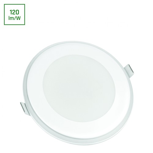 12,5W Fiale dimmable en 3 étapes - Rond, bord blanc