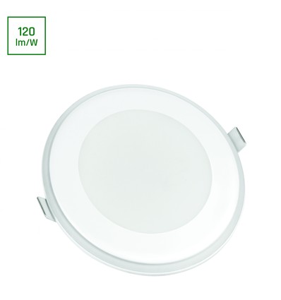 12,5W Fiale dimmable en 3 étapes - Rond, bord blanc