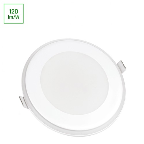 5,5W Fiale dimmable en 3 étapes - Rond, bord blanc