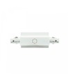 Connecteur traversant encastré pour système de rails - Blanc, 230V, PC plastique, 2 ans de garantie