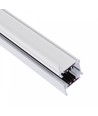 Rail triphasé encastrable 100cm - Blanc, SPS 2, aluminium, IP20, pour système de rails 230V