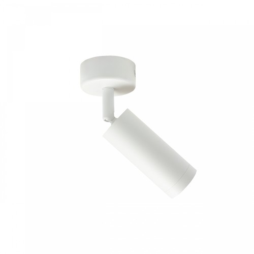GU10 mini wand/plafondspot - Wit, opbouw, IP20, zonder lichtbron