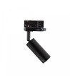 Spot sur rail triphasé mini GU10 - Noir, sans source lumineuse