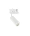 Spot sur rail triphasé mini GU10 - Blanc, sans source lumineuse