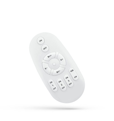 Bluetooth afstandsbediening voor RGB+CCT - IP20, voor AAA batterij, compatibel met Google Assistant en Alexa