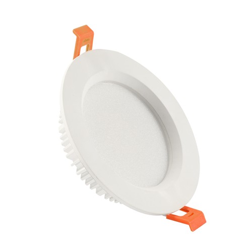 12W Ø14cm infälld panel - IP44 våtrum, hål: Ø11cm, vit, 5 års garanti