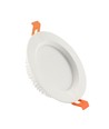 Dalle LED encastrable 12W Ø14cm - IP44, trou: Ø11cm, blanc, 5 ans de garantie