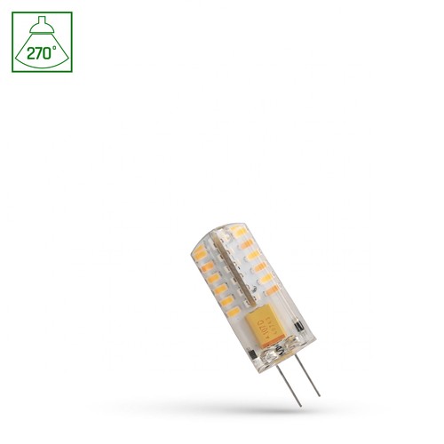 G4 2W LED lamp, 12V - 175lm, 6500K, koud wit, 270° stralingshoek