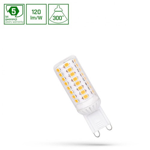 G9 4,5W LED lamp - 540lm, 120lm/W, 3000K, warm wit