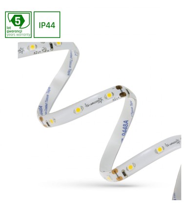 3528 LED Strip 20W - 60LED, Nøytral Hvit, 1M (Rull 5M), Med Silikon