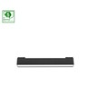 12W System Line S lineært modul, 24V - 33,7cm, RA90, 3000K, Osram LED, IP20, sort kabinett