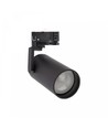 3-faset GU10 skinnespot Madara Slim - Sort, uden lyskilde, til MR11 pære, max 4W LED