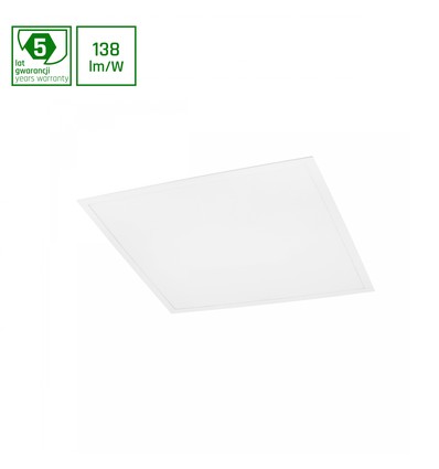 Panneau LED 60x60, 40W - 138lm/W, IP20, 5 ans de garantie, pour encastrement et saillie