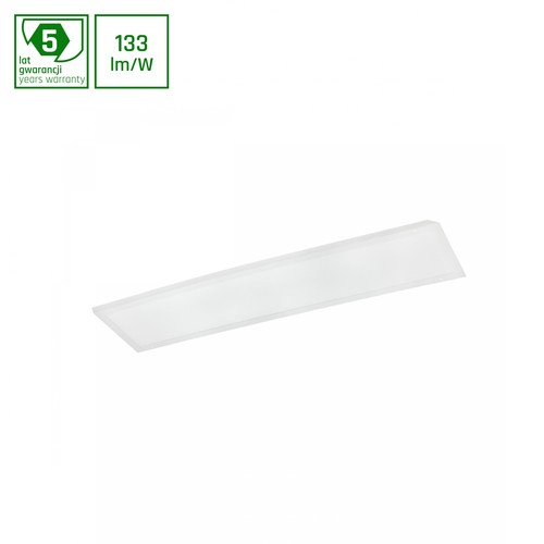 30x120cm LED paneel, 40W - 133lm/W, 5300lm, 4000K, witte rand, 5 jaar garantie