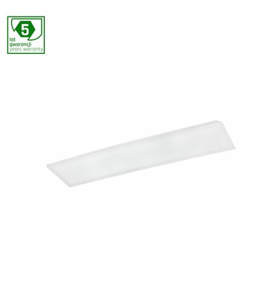 Panneau LED 30x120, 40W - 135lm/W, UGR19, 3000K, 5 ans de garantie, bord blanc, incl. driver