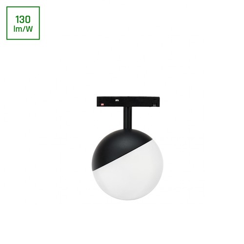 Lampe globe 10W SHIFT Basic - 9cm, 3000K, Noir