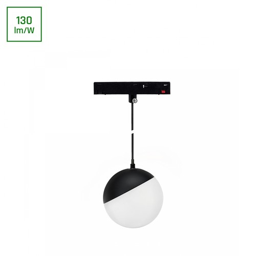 10W SHIFT Basic Klot Lampskärm Upphängd - 3000K, Svart, 9cm