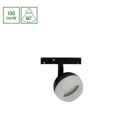 10W SYSTEM SHIFT BASIC GLOBE RING - 48V, 1300lm, 60°, 3000K, skenspot för 48V system