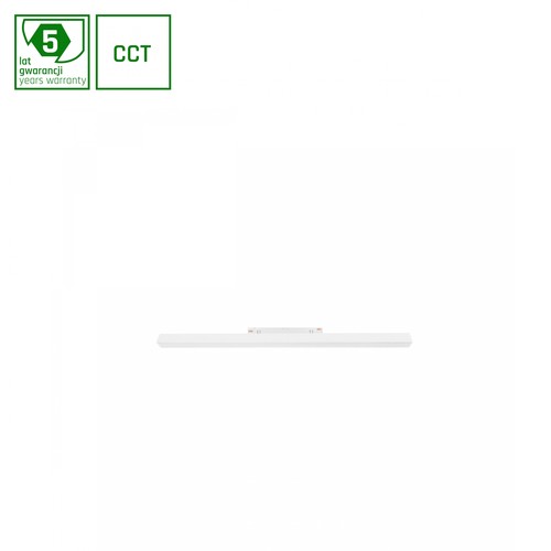 Luminaire sur rail SHIFT Smart-Line 17W dimmable 60,2cm - 100°, blanc, CCT, Zigbee