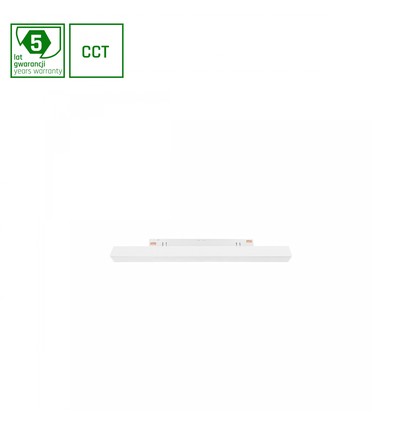 8W dimbaar SHIFT Smart-Line S Rail 30.4cm - 100°, CCT, wit, Zigbee