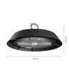 100W LED breedstraler - IP65, buiten, 4000K