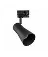 Spot sur rail triphasé MADARA SCANDI pour GU10 - Noir, aluminium, sans source lumineuse, 3F4W