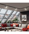 MADARA SCANDI 3-faset skinnespot til GU10 - Sort, aluminium, uden lyskilde, 3F4W