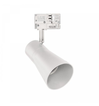 MADARA Scandi GU10 - sans source lumineuse, rail triphasé (3 circuits), 250V, IP20, 80x140x180, blanc