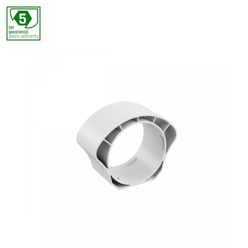 Limea Vario rechte connector voor waterdicht armatuur - Wit, 5 jaar garantie, PC kunststof