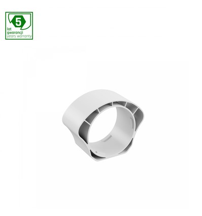 Limea Vario rechte connector voor waterdicht armatuur - Wit, 5 jaar garantie, PC kunststof