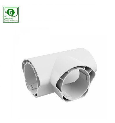 Connecteur en T Limea Vario pour luminaires étanches - Blanc, 5 ans de garantie, 120x60x70 mm