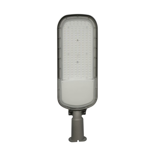 150W skymnings LED gatlampa - Skymningssensor, Ø60 mm, grå, IP65, IK09, 230V