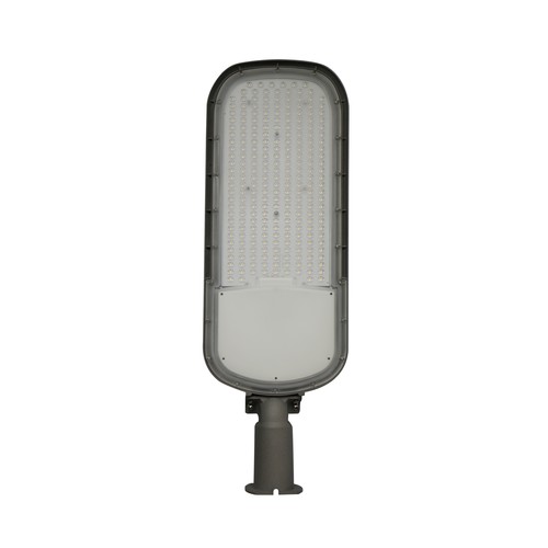 200W skumrings LED gadelampe - Skumringssensor, Ø60 mm, grå, IP65, IK09, 230V