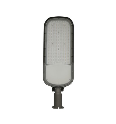 200W skumrings LED gatelys - Skumringssensor, Ø60 mm, grå, IP65, IK09, 230V