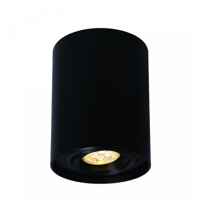 Chloe GU10 spot en saillie - Noir, aluminium, Ø9,4cm, IP20, sans source lumineuse