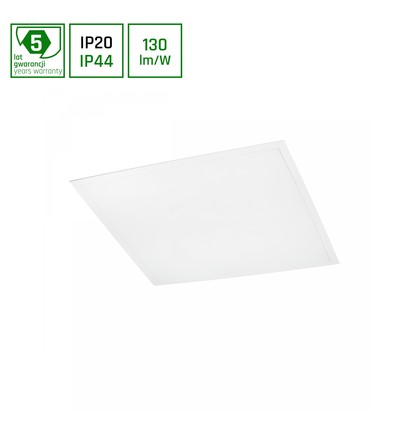 Panneau LED 60x60 PHILIPS driver, 40W - 130lm/W, IP44, 5 ans de garantie, 3000K