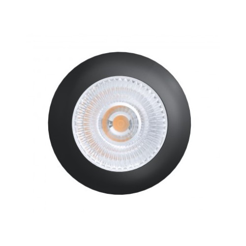LEDlife Unni68 spot encastrable pour meubles - Trou : Ø5,6 cm, Dimensions : Ø6,8 cm, IRC95, noir, 12V CC