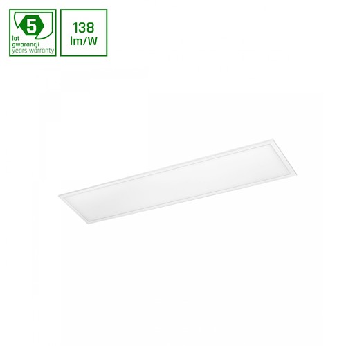 Panneau LED 30x120 PHILIPS driver, 40W - 138lm/W, 6000K, 5 ans de garantie constructeur, bord blanc
