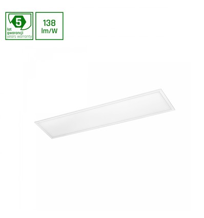 Panneau LED 30x120 PHILIPS driver, 40W - 138lm/W, 6000K, 5 ans de garantie constructeur, bord blanc