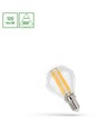 Ampoule LED E14 5,5W Sphérique - 120lm/W, 660lm, filament, 300° beam, blanc chaud