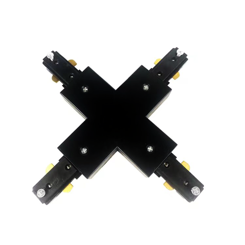 LEDlife X-connecteur pour spots sur rail - Noir, 1 phase, 1F3W