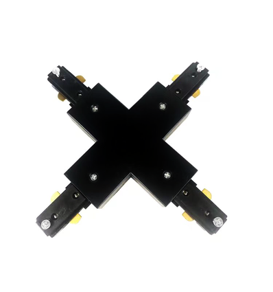 LEDlife X-connecteur pour spots sur rail - Noir, 1 phase, 1F3W