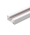 LEDlife Rail de 1 m pour spots sur rail - Blanc, monophasé, 1F3W, complet avec connexion et embout