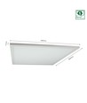 Panneau LED 60x60 ALGINE DUO 2-in-1, 30W - 133lm/W, blanc neutre, 5 ans de garantie