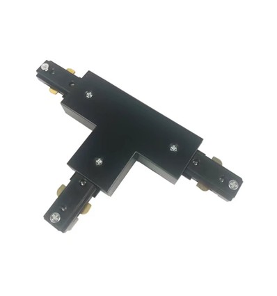LEDlife T-connector voor rails spots - Zwart, 1-fase