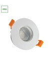 Spot encastrable GU10, IP65 - Blanc, rond, sans source lumineuse