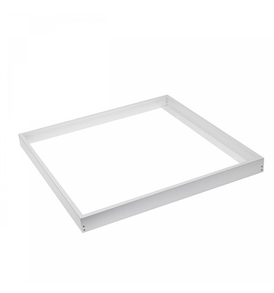 Cadre de montage en saillie 60x60 pour panneau LED - Blanc, hauteur 4,5-5cm, pour luminaires Algine