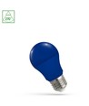 Ampoule LED bleue E27 4,9W - A50, dépolie