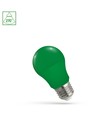 Ampoule LED verte E27 4,9W - A50, dépolie